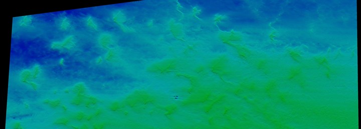 Multibeam processed bathymetry
