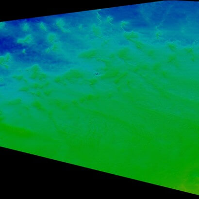 Multibeam processed bathymetry